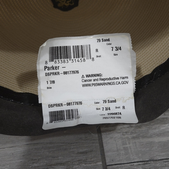 DOBBS "Parker" Florentine Milan Straw Fedora Hat - Picture 16 of 16